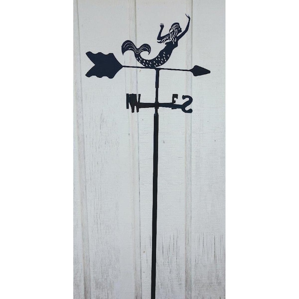 The Lazy Scroll Mermaid Garden Mount Weathervane TH331078 - main